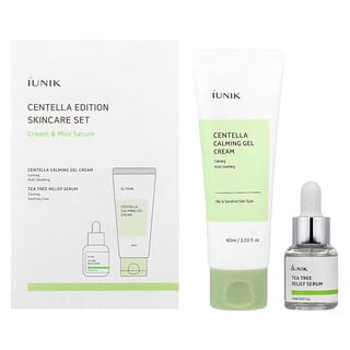 iUNIK, Centella Edition Skincare Set, Cream & Mini Serum, 2 Piece Set