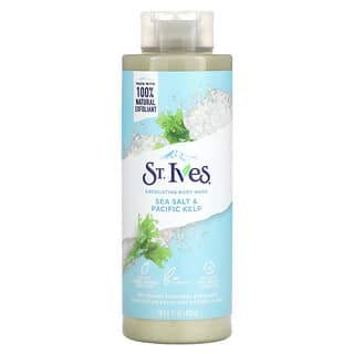 St. Ives‏, "סבון רחצה לפילינג, מלח ים ואצות פסיפיק, 16 אונקיות נוזל (473 מ""ל)"