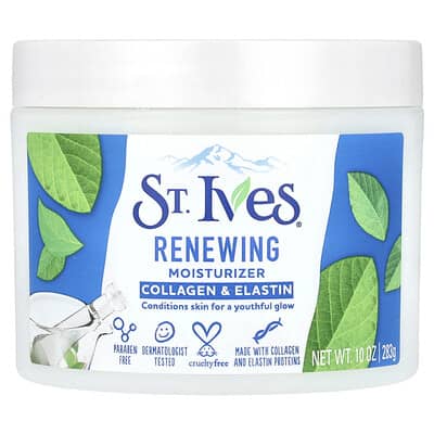 Norland St. Ives, Renewing Moisturizer, Collagen & Elastin, 10 oz (283 g) supplement Uganda UGX 34227
