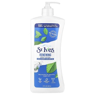 St. Ives, Renewing Body Lotion, Collagen & Elastin, 21 fl oz (621 ml)