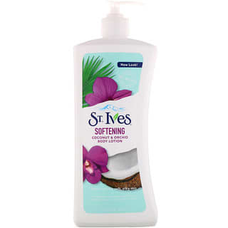 St. Ives, Loção Suavizante para o Corpo, Coco e Orquídea, 621 ml (21 fl oz)