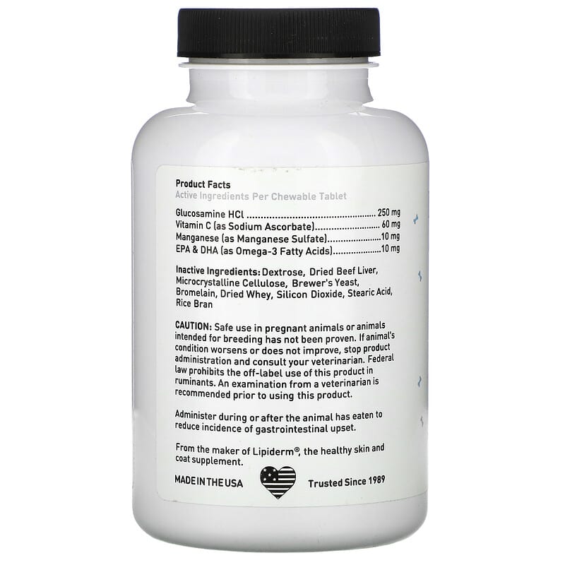 Arthramine Glucosamine Supplement For Small Medium Dogs 120