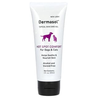 International Veterinary Sciences, Dermasol, Topical Skin Care Gel, For Dogs & Cats, 2 fl oz ( 59 ml)