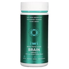 iWi, 健腦，歐米伽-3 + PS 和生咖啡豆，60 粒軟凝膠