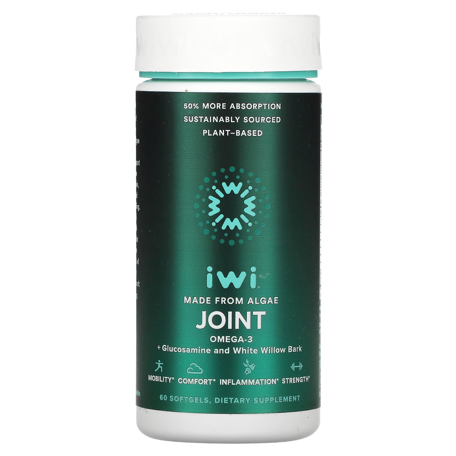 iWi, Joint, Omega3 + Glucosamine and White Willow Bark, 60 Softgels