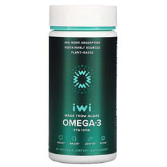 iWi, オメガ3エイコサペンタエン酸＋ドコサヘキサエン酸、ソフトジェル30粒
