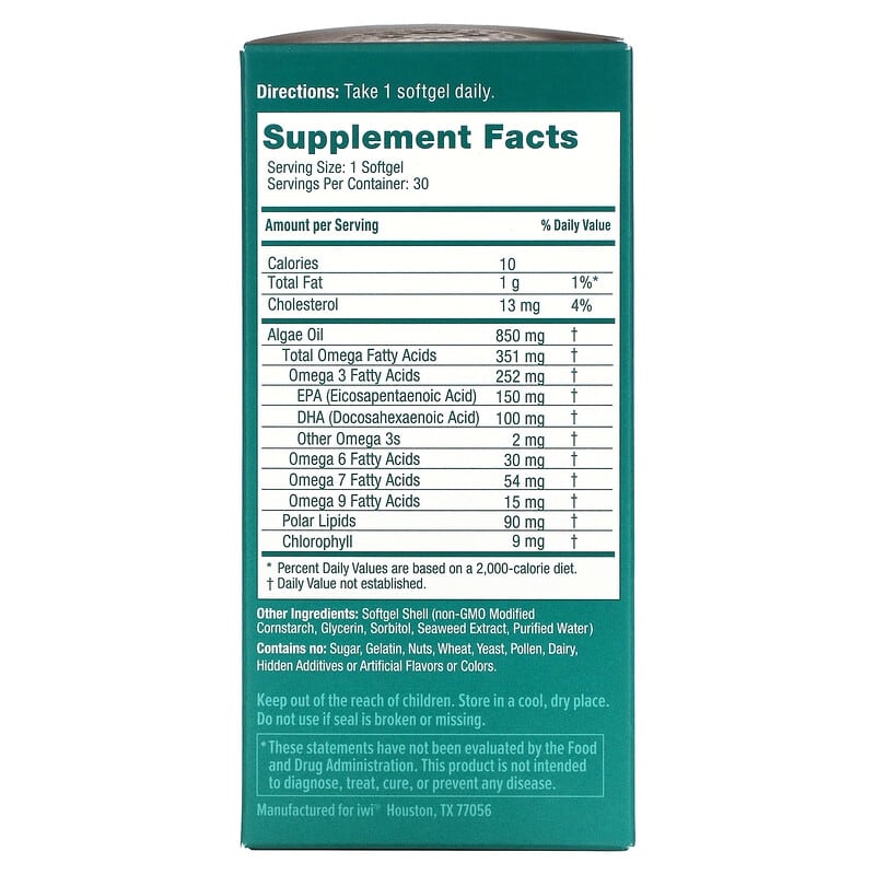 Omega 3 EPA DHA 30 Softgels