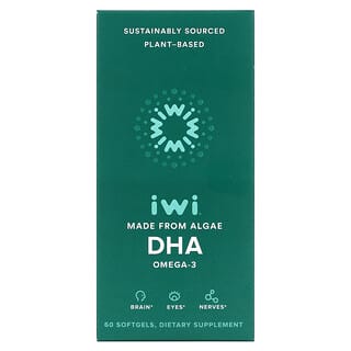 iWi, Oméga-3 DHA, 60 capsules à enveloppe molle