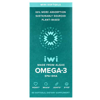 iWi, Omega-3 EPA + DHA, 60 Mini Softgels