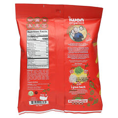 IWON Organics, Organics Protein Stix, Spicy Sweet Peppers, 8 Bags, 1.5 oz (42 g) Each