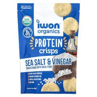 IWON Organics, Bocadillos proteicos crocantes, Sal marina y vinagre, 85 g (3 oz)