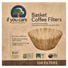 Filtros de café de cesta, 100 filtros
