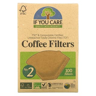If You Care, Filtre à café, taille n°2, 100 filtres.
