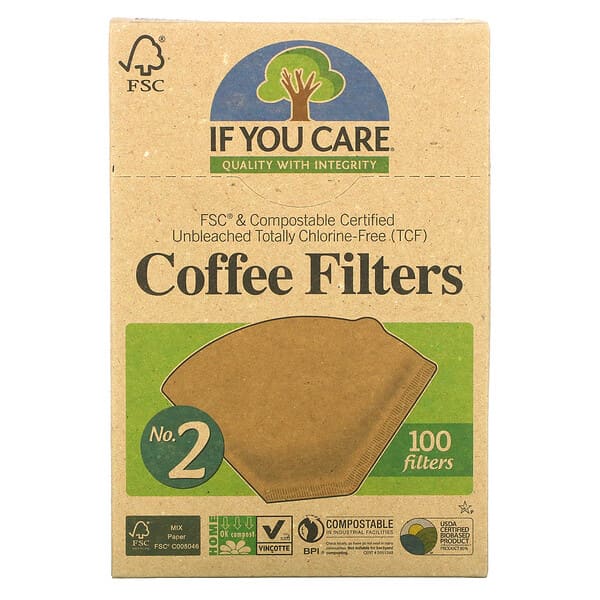 If You Care, Kaffeefilter, Gr÷▀e 2, 100 Filter