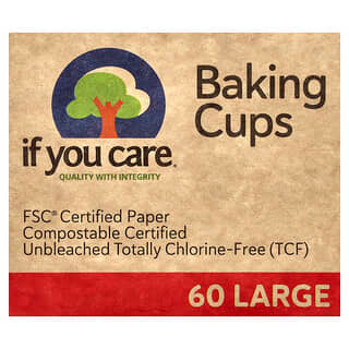 If You Care, формы для выпечки, большие, 60 шт.