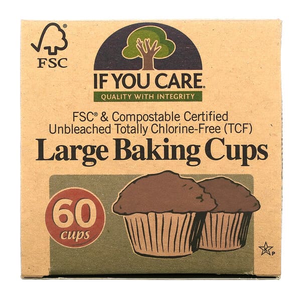 If You Care, Large Baking Cups, 60  Cups