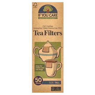If You Care, Filtres à thé, Grands, 50 filtres