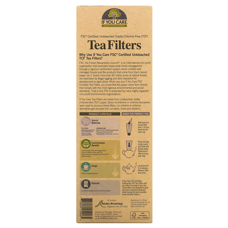 Filtres à thé par 300 ou 600 - Limmus - Mister Tea