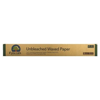 If You Care, Unbleached Waxed Paper, 75 sq ft (75 ft x 12 in)