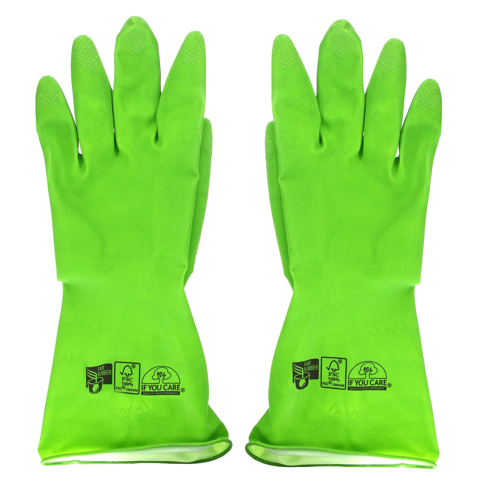 if you care rubber gloves