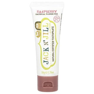 Jack n' Jill, Natural Certified Toothpaste, 6 Months+, Raspberry, 1.76 oz (50 g)