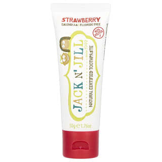 Jack n' Jill, Natural Certified Toothpaste, Strawberry, 1.76 oz (50 g)