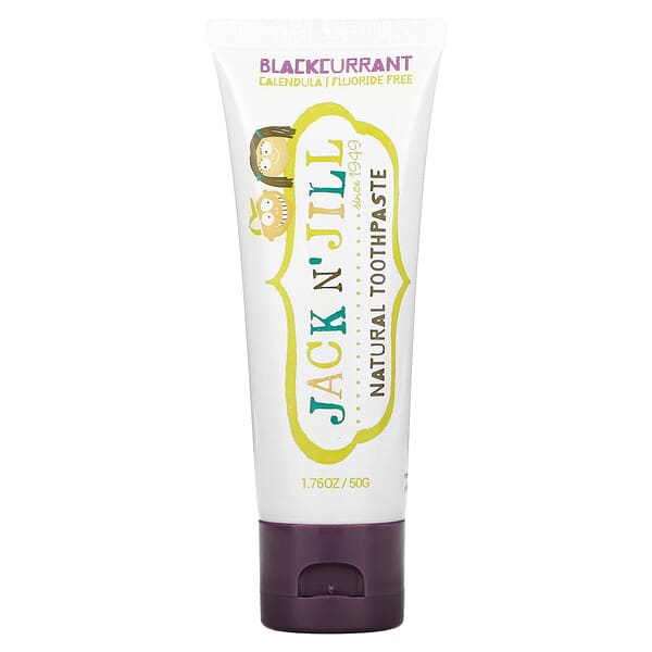 Jack n' Jill‏, Natural Toothpaste, with Certified Organic Blackcurrant, 1.76 oz (50 g)