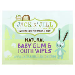Jack n' Jill, Natural Baby Gum & Tooth Wipes, 25 Individually Wrapped Wipes