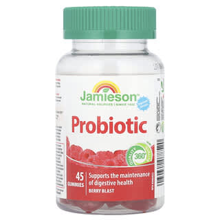 Jamieson Vitamins, Gomas de Probióticos, Berry Blast, 45 Gomas