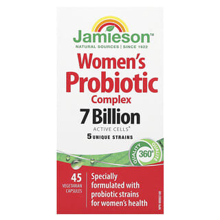 Jamieson Vitamins, Women‘s Probiotic Complex, Probiotika-Komplex für Frauen, 7 Milliarden, 45 pflanzliche Kapseln