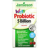 Kids, пробиотик, вишня, 5 млрд КОЕ активных клеток, 60 жевательных таблеток