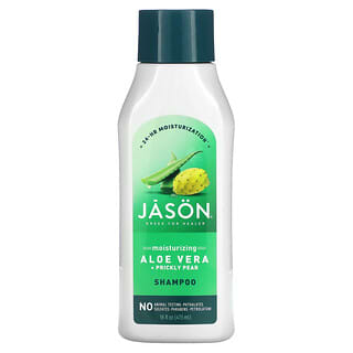 Jason Natural, Moisturizing Shampoo, Aloe Vera + Prickly Pear, 16 fl oz (473 ml)