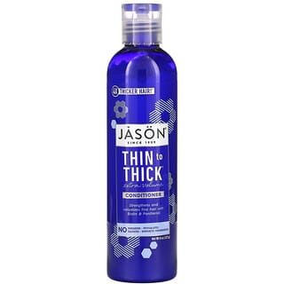Jason Natural, Thin to Thick, Après-shampooing boosteur de volume, 227 g
