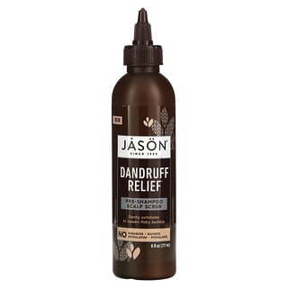 Jason Natural, Soulagement des pellicules, Gommage pré-shampooing pour le cuir chevelu, 177 ml