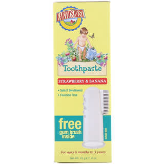 Earth's Best, Toothpaste, Strawberry & Banana, 1.6 oz (45 g)