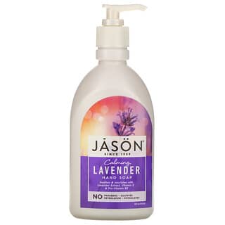 Jason Natural, Jabón para manos, lavanda tranquilizante, 473 ml (16 fl oz)