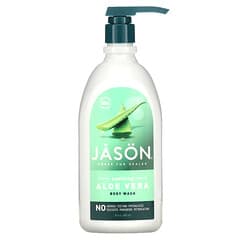 Jason Natural, Body Wash, Soothing Aloe Vera, 30 fl oz (887 ml)
