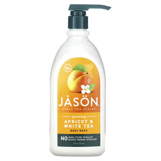 Jason Natural, Body Wash, Glowing Apricot & White Tea, 30 fl oz (887 ml)