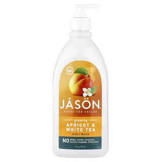Jason Natural, Body Wash, Glowing Apricot & White Tea, 30 fl oz (887 ml)