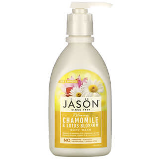 Jason Natural, Body Wash, Relaxing Chamomile & Lotus Blossom, 30 fl oz (887 ml)