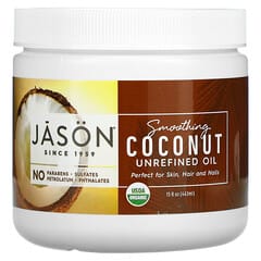 Jason Natural, Glättende Kokosnuss, unraffiniertes Öl, 443 ml (15 fl. oz.)