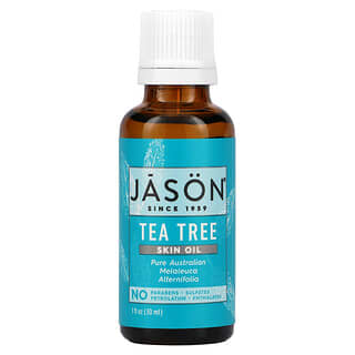 Jason Natural, زيت للبشرة، بزيت شجرة الشاي، أونصة سائلة واحدة (30 مل)