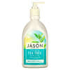 Jason Natural, סבון ידיים, עץ התה מטהר, 473 מ"ל (16 אונקיות נוזל)