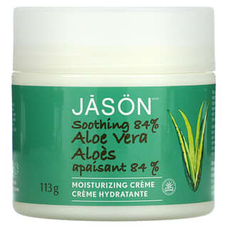 Jason Natural, Soothing Aloe Vera 84%, Moisturizing Crème, 4 oz (113 g)