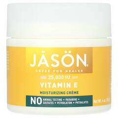 Jason Natural, Vitamin E Moisturizing Crème, 25,000 IU, 4 oz (113 g)
