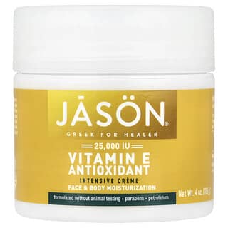Jason Natural, 维生素E保湿霜，25,000 IU 4盎司（113克）