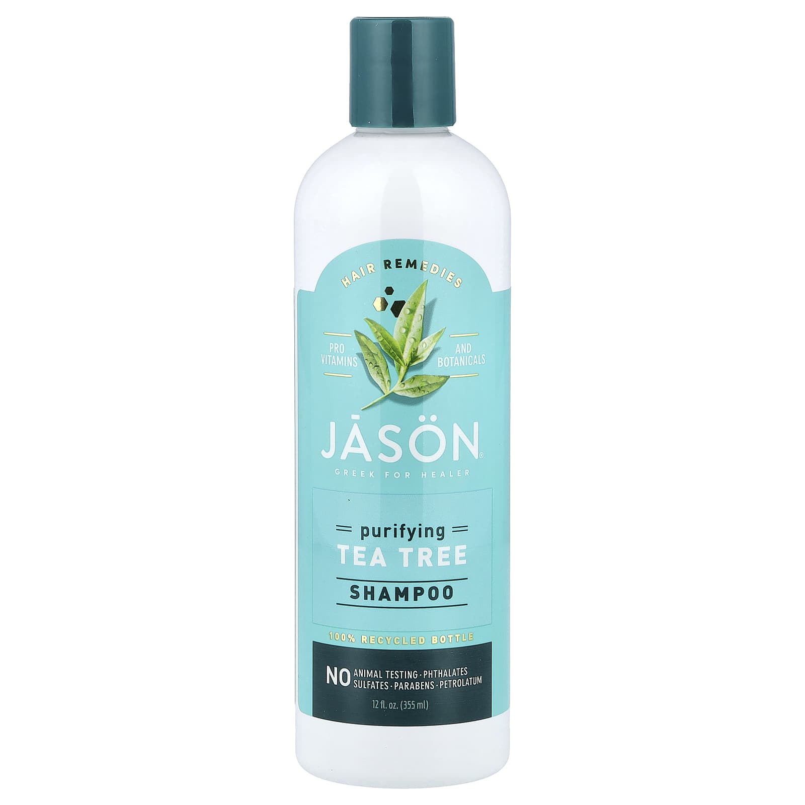 ヘアレメディー、ピュリファイング ティーツリーシャンプー、355ml（12