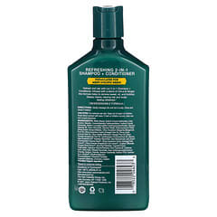 Jason Natural, Hommes, Shampooing et après-shampooing 2-en-1, Tous types de cheveux, Agrumes et gingembre, 355 ml