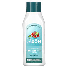 Jason Natural, Smooth Shampoo, Grapeseed Oil + Sea Kelp, 16 fl oz (473 ml)