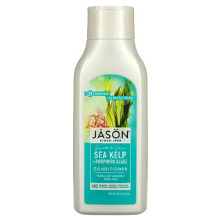 Jason Natural, Après-shampooing lissant et brillant, Varech de mer + algues porphyres, 454 g